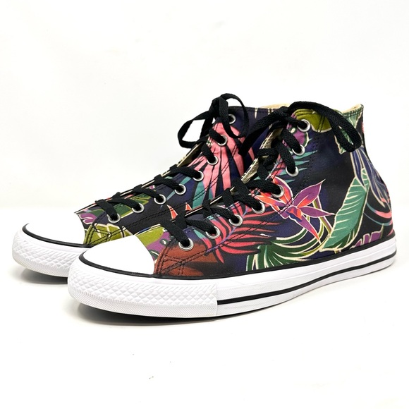 Converse Chuck Taylor All Star HI Unisex Shoes Fuchsia Glow/ Menta/ White - Picture 8 of 13